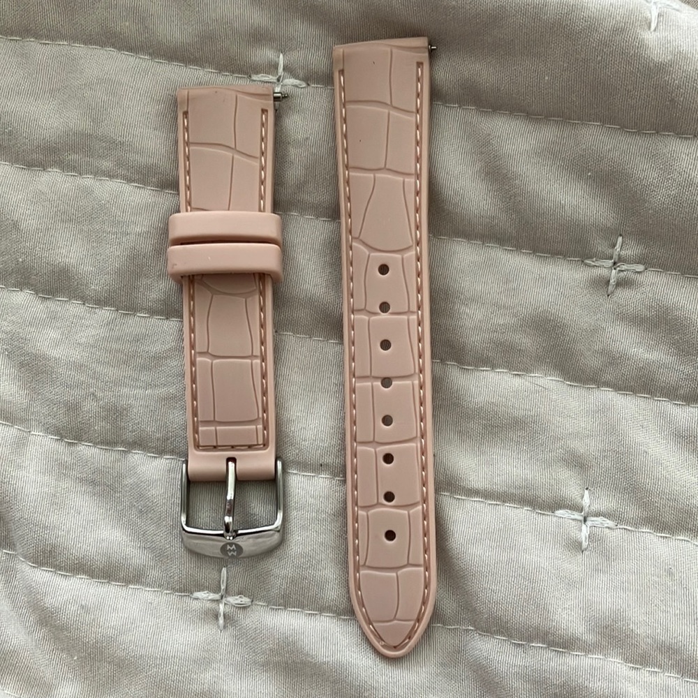 Michele Pink Silicone 18 inches New